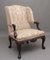 Antique Carved Mahogany Library Armchair in the Chippendale Style, 1880 11