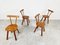 Vintage Brutalist Dining Chairs, 1960s, Set of 4, Image 2