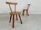 Vintage Brutalist Dining Chairs, 1960s, Set of 4 6