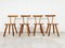 Vintage Brutalist Dining Chairs, 1960s, Set of 4 8