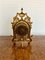 Antique Victorian Ornate Brass Desk Clock, 1880s 3
