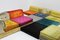 Mahjong Modular Sofa by Hans Hopfer for Roche Bobois, 1980s, Set of 18 8