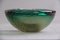 Glass Bowl in Green Glass with Air Bubbles, Murano, 1960s 3