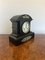Antique Victorian Marble and Brass Eight Day Striking Mantle Clock, 1860s 3