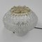 Vintage Ceiling Lamp with Glass Shade, 1960s 11