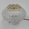 Vintage Ceiling Lamp with Glass Shade, 1960s, Image 11