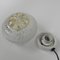 Vintage Ceiling Lamp with Glass Shade, 1960s 9