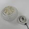 Vintage Deckenlampe mit Glasschirm, 1960er 9