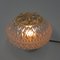 Vintage Ceiling Lamp with Glass Shade, 1960s, Image 3