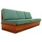 Mid-Century Sofabed in Walnut by Jindrich Halabala for Up Zavody, 1950s, Image 1