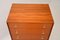 Teak and Brass Tallboy Chest of Drawers, 1960s 6