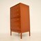 Teak and Brass Tallboy Chest of Drawers, 1960s 4