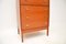 Teak and Brass Tallboy Chest of Drawers, 1960s 9