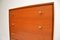 Teak and Brass Tallboy Chest of Drawers, 1960s 8