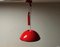 Lampe à Suspension Relemme Rouge par Castiglioni Brothers pour Flos, 1960s 3