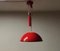 Lampe à Suspension Relemme Rouge par Castiglioni Brothers pour Flos, 1960s 10