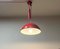 Red Relemme Hanging Lamp by Castiglioni Brothers for Flos, 1960s 2