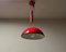 Lampe à Suspension Relemme Rouge par Castiglioni Brothers pour Flos, 1960s 1