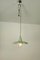 Vintage Suspension Lamp in Brass Aluminum and Metal, Italy, 1950s 3