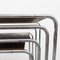 B 9 Nesting Tables attributed to Marcel Breuer for Thonet, 1930s, Set of 4 11