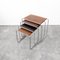 B 9 Nesting Tables attributed to Marcel Breuer for Thonet, 1930s, Set of 4 17