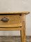 Antique Rustic Pine Side Table 7