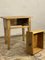 Antique Rustic Pine Side Table 3