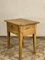 Antique Rustic Pine Side Table 1
