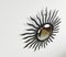 Vintage Metal Sunburst Mirror, 1970s 7