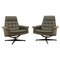 Leather Swivel Armchairs from Up Zavody, 1970s, Set of 2, Image 1