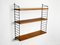 Teak Wall Hanging Shelf with 3 Shelves from Nisse Strinning, 1960s 1