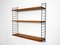 Teak Wall Hanging Shelf with 3 Shelves from Nisse Strinning, 1960s 3