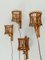 Mid-Century Rattan and Bamboo Sconces in the style of Louis Sognot, 1960s, Set of 2, Image 5