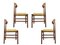 Chaises de Salle à Manger Vertes par Arch. Ramella pour Luigi Sormani, 1960s, Set de 4 1
