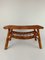 Mid-Century Riviera Coffee Table with Magazine Rack in Bamboo & Rattan, 1960s, Image 3