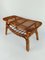 Mid-Century Riviera Coffee Table with Magazine Rack in Bamboo & Rattan, 1960s 1