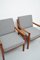 Fauteuils Senator Mid-Century en Teck par Ole Wanscher pour France & Son / France & Daverkosen, Set de 2 7