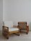 Italian Lounge Chairs in Bamboo and Indian Cane, 1970s, Set of 2 4