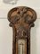 Antique Victorian Carved Banjo Barometer in Burr Walnut, 1860 5