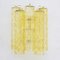 Wall Lamp with Yellow Decorated Murano Glass, Italy, 1990s 2