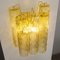 Lampada da parete in vetro di Murano decorato giallo, Italia, anni '90, Immagine 8