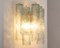 Grüngraue Wandlampe aus Muranoglas, Italien, 1990er 6
