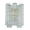 Wall Light with Murano Glass Green Gray Color, Italy, 1990s 1