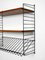 Teak String Shelf with Two Deep Shelves and One Magazine Rack by Kajsa & Nils Nisse Strinning, 1960s, Image 10
