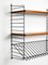 Teak String Shelf with Two Deep Shelves and One Magazine Rack by Kajsa & Nils Nisse Strinning, 1960s 11