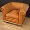 Vintage Italian Armchair in Leather, 1970 8