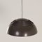 Brown AJ Hanging Lamp by Arne Jacobsen for Louis Poulsen, 1970s 4