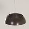 Lámpara colgante AJ en marrón de Arne Jacobsen para Louis Poulsen, años 70, Imagen 4