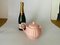 Mid-Century Pink Teapot in Ceramic for Les Salins, France 2
