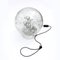 Large Table or Floor Lamp in Chrome with Smoked Bubble Glass Globe from Doria Leuchten, 1970s 5